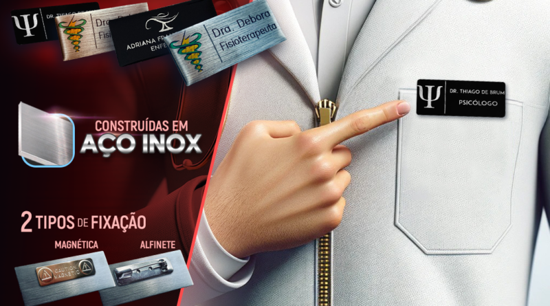 Bases Crachá Broche Aço Inox para Adesivar Ou Serigrafar